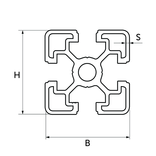 Конструкционный профиль 2x45x45